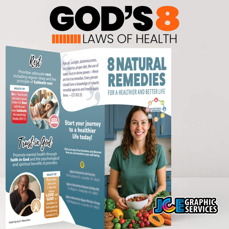 God’s 8 Laws of Health Brochure view 2